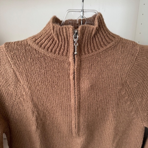 NWT LOVERS AND FRIENDS Anthea Sweater Dress in Camel - Picture 6 of 8